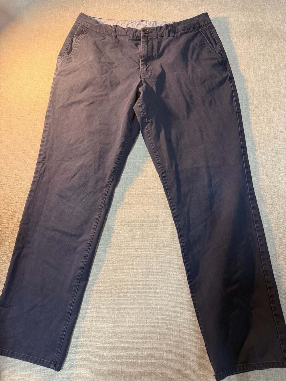 Bonobos Men's Navy Blue Chino Pants Size 35x32